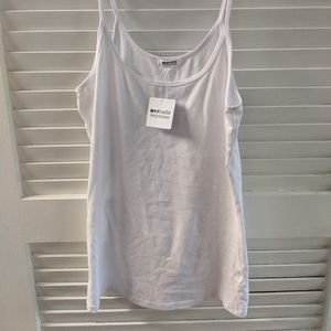 LA Made white long cami size M